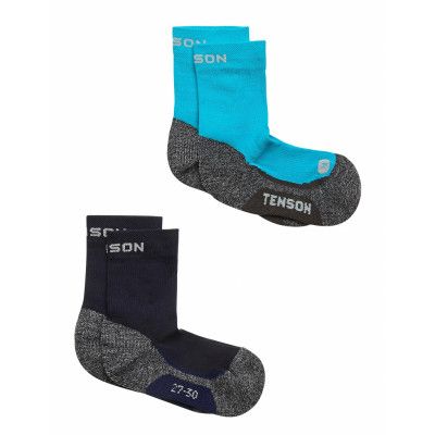 2Basicjrtrekcrew Socks & Tights Socks Grå Tenson