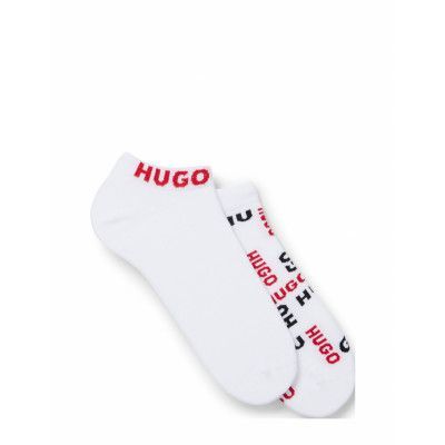 2P As Logoallover Cc *Villkorat Erbjudande Ankelstrumpor Korta Strumpor Vit HUGO