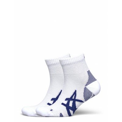 2ppk Cushioning Sock Ankelstrumpor Korta Strumpor Vit Asics