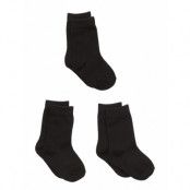 3-Pack Cotton Socks Sockor Strumpor Black Melton