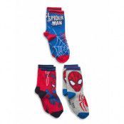 3 Pack Socks Sockor Strumpor Multi/patterned Spider-man