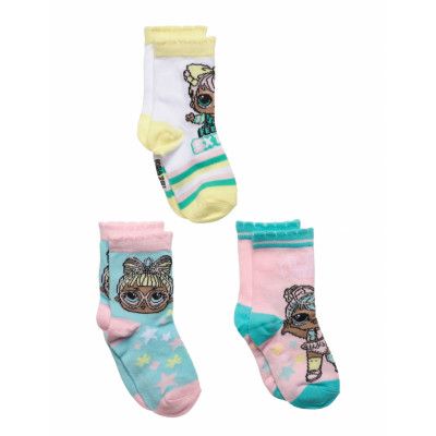 Socks Sockor Strumpor Multi/patterned L.O.L