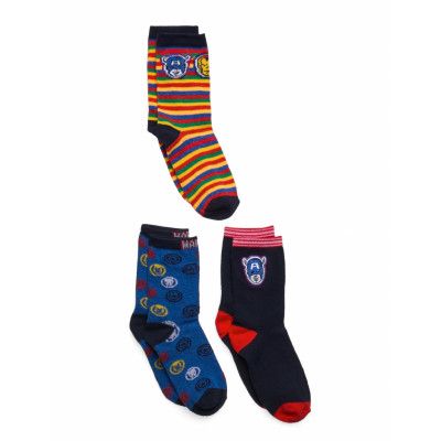 Marvel 3 Pack Socks Multi/patterned