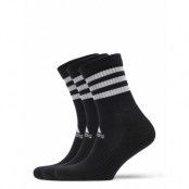 3-Stripes Cushi D Crew Socks 3 Pairs Underwear Socks Regular Socks Svart Adidas Performance