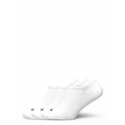 3Pk No Show Socks *Villkorat Erbjudande Ankelstrumpor Korta Strumpor Vit Bula