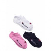 Champion 3Pk Sneaker Socks Rosa