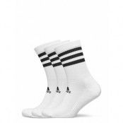 3-Stripes Cushi D Crew Socks 3 Pairs Underwear Socks Regular Socks Vit Adidas Performance