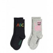 Mini Rodini Abc 2-Pack Socks Multi/patterned