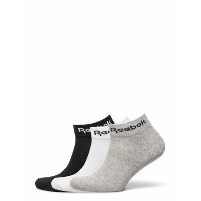 Active Core Ankle Socks 3 Pairs Ankelstrumpor Korta Strumpor Vit Reebok Performance