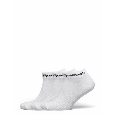 Active Core Ankle Socks 3 Pairs Ankelstrumpor Korta Strumpor Vit Reebok Performance