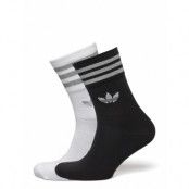 Adicolor Crew Socks 2 Pairs Underwear Socks Regular Socks Svart Adidas Originals