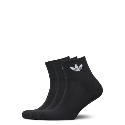 adidas Originals 1/4 Socks 3P - Black - 43-45