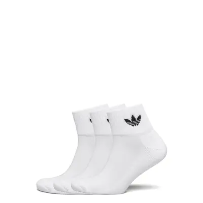 adidas Originals 1/4 Socks 3P - White - 46-48