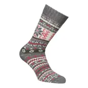 Alpacasocks&Co Winter Alpaca Star 1-Pack - Grey - 36-39