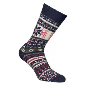 Alpacasocks&Co Winter Alpaca Star - Navy - 39-42