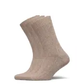 Amanda Christensen Supreme Sock 3-Pack - Beige - 39-42