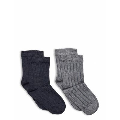 Minymo Ankle Sock - Bamboo Blå