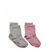 Minymo Ankle Sock W. Lurex Rosa