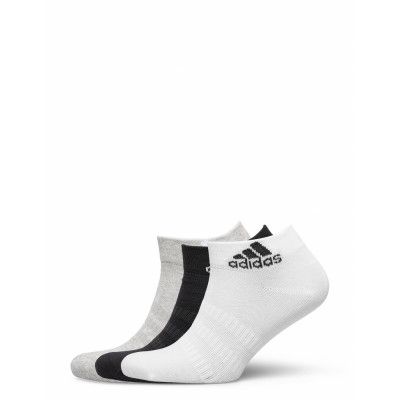 Ankle Socks 3 Pairs Ankelstrumpor Korta Strumpor Grå Adidas Performance