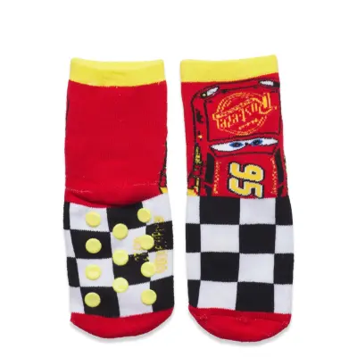 Anti-Derapant Socks Strumpor Non-slip Red Biler
