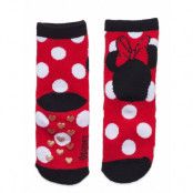 Anti-Derapant Socks Sockor Strumpor Red Minnie Mouse