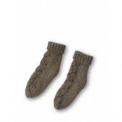 Ardette Knitted Pointelle Socks 15-16 Sockor Strumpor Brown That's Mine