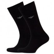 Armani Oxford Stretch Cotton Short Socks 2-pack * Fri Frakt *