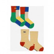 Bobo Choses Baby Color Block Socks Pack X 2 Multi/patterned