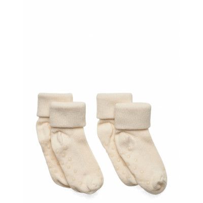 Minymo Baby Rib Sock W. Abs Kräm