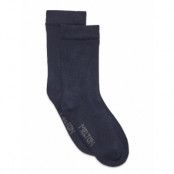 Melton Bamboo Socks Marinblå