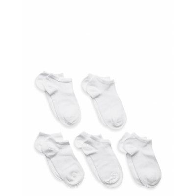 Lindex Bb 5P Ankle Sock White Col Vit