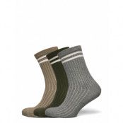 Ben Socks - 3-Pack Sockor Strumpor Multi/patterned Mp Denmark