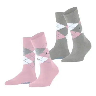 Burlington 2-pack Everyday Argyle Women socks