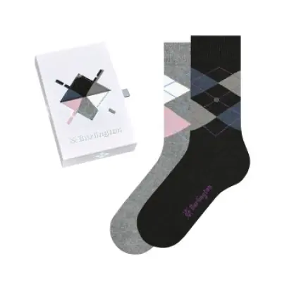 Burlington Argyle Gift Box Women Socks