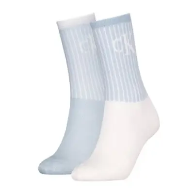 Calvin Klein 2-pack Glossy Rib Crew Socks