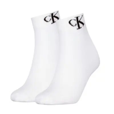 Calvin Klein 2-pack Women Monogram Quarter Socks