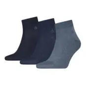 Calvin Klein 3-pack Classic Quarter Socks For Men