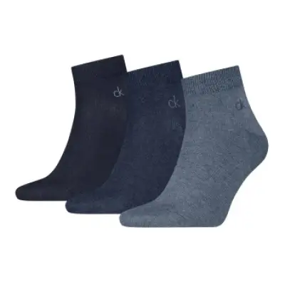 Calvin Klein 3-pack Classic Quarter Socks For Men