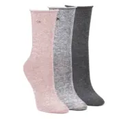 Calvin Klein 3-pack Emma Roll Top Crew Socks * Fri Frakt * * Kampanj *