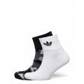 Camo Ankle 2Pp Sport Socks Footies-ankle Socks Svart Adidas Originals