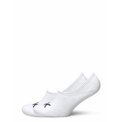 Calvin Klein Ck Men Footie High Cut 2P Logo Vit