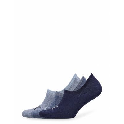 Ck Men Footie High Cut 3P Logo Ankelstrumpor Korta Strumpor Blå Calvin Klein