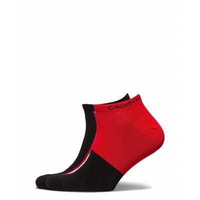 Ck Men Liner 2P Combed Cotton Liner Ankelstrumpor Korta Strumpor Multi/mönstrad Calvin Klein