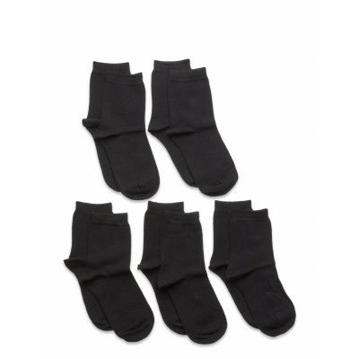 Claudio Claudio Kids 5Pk Org. Cot Sock Svart