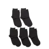 Claudio Kids 5Pk Org. Cot Sock Sockor Strumpor Svart Claudio