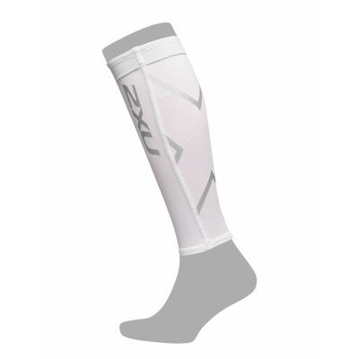 Compression Calf Guards *Villkorat Erbjudande Accessories Sports Equipment Braces & Supports Calf Sleeves Vit 2XU