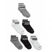 Converse Converse Basic Wordamark Quarter Socks 6-Pack Svart