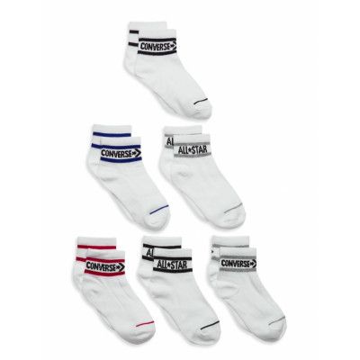 Converse Converse Basic Wordamark Quarter Socks 6-Pack Vit