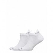 Cool Shaftless 2-Pack Sock Ankelstrumpor Korta Strumpor Vit Craft