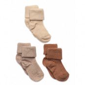 Cotton Rib Baby Socks - 3-Pack Sockor Strumpor Multi/patterned Mp Denmark